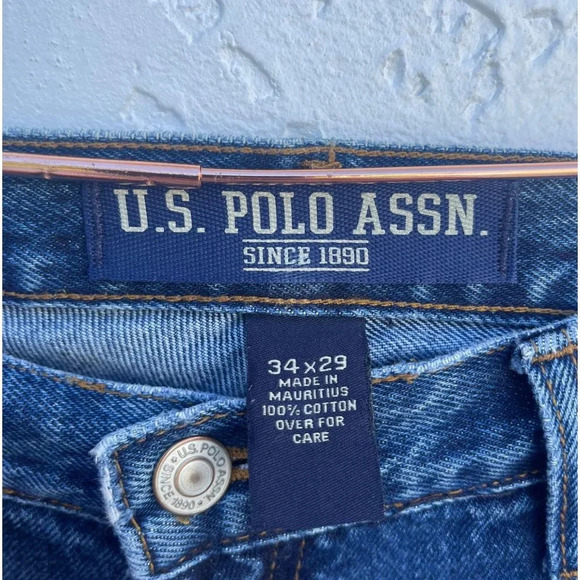 US Polo Assn Mens Since 1890 Denim Jean Blue Sz 34 x 29 - Picture 7 of 12